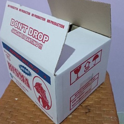

Kardus Kosong Merk BISMA /kardus baru untuk isi emping 1kgan..