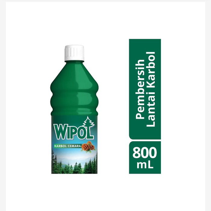 Jual Karbol Wipol Pembersih Lantai Cemara Botol 750ml Shopee Indonesia