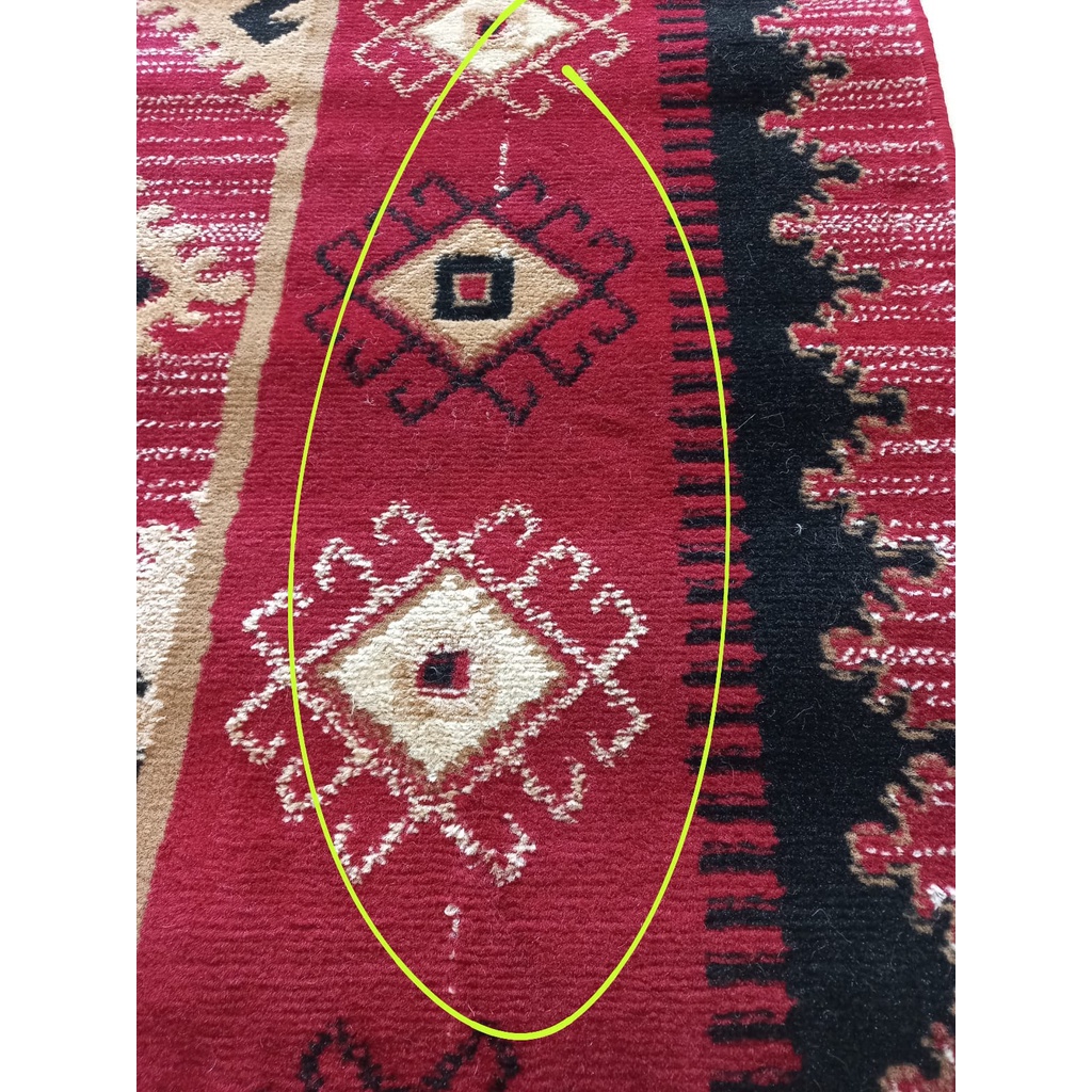 [DEFFECT SALE] - KARPET PERMADANI 210X300 + FREE KESET-2