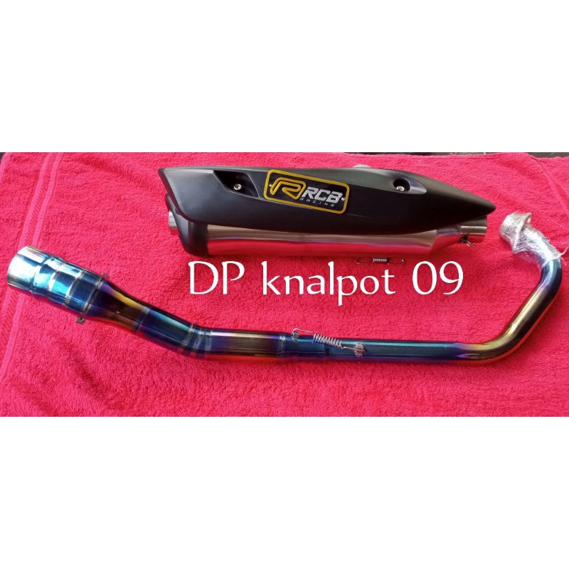 KNALPOT RACING RCB BLUEMOON VIXION NEW/R15 V3/BISON/VERZA/SATRIA FU ,DLL