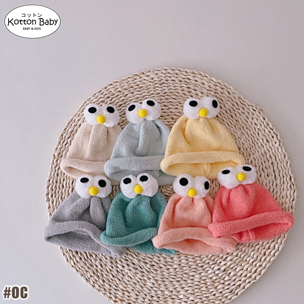 0-3 thn || Topi Bayi Newborn Anak Polos Kupluk Karakter Lucu Emen Anak Impor Catalog OIMG OC