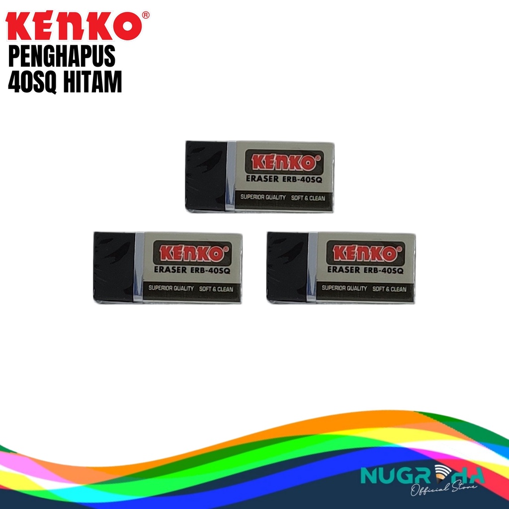 

PENGHAPUS HITAM KENKO 40SQ KECIL 1 PACK