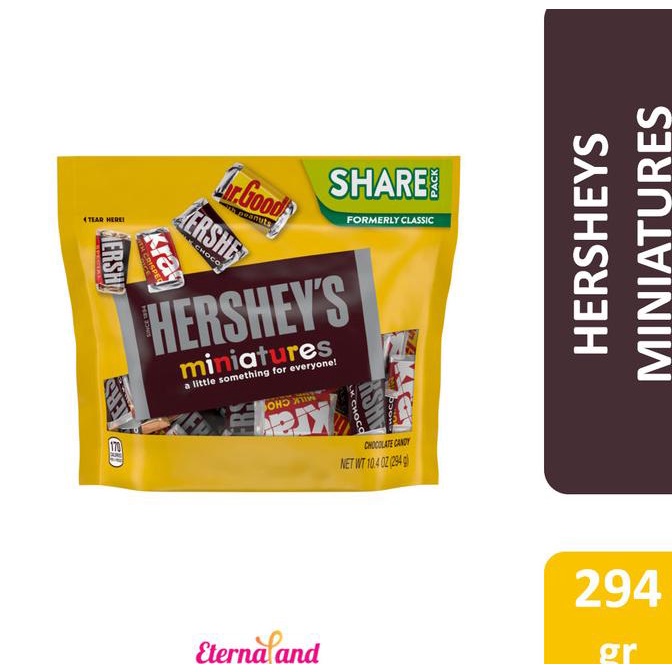 

Hershey Miniatures Chocolate - Cokelat Impor Aneka Varian