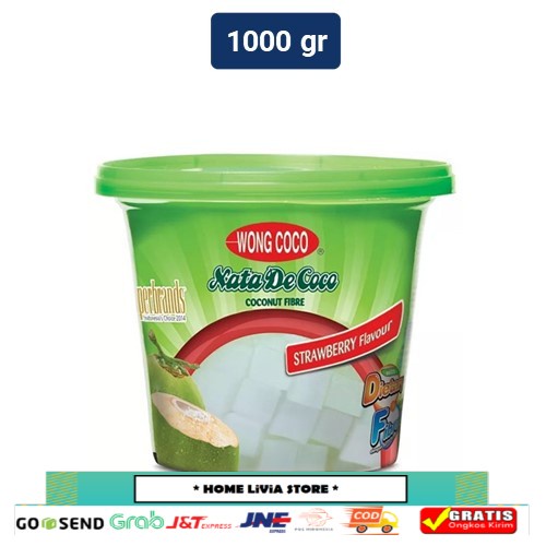 

Wong Coco Nata De Coco Cubes Strawberry 1000gr