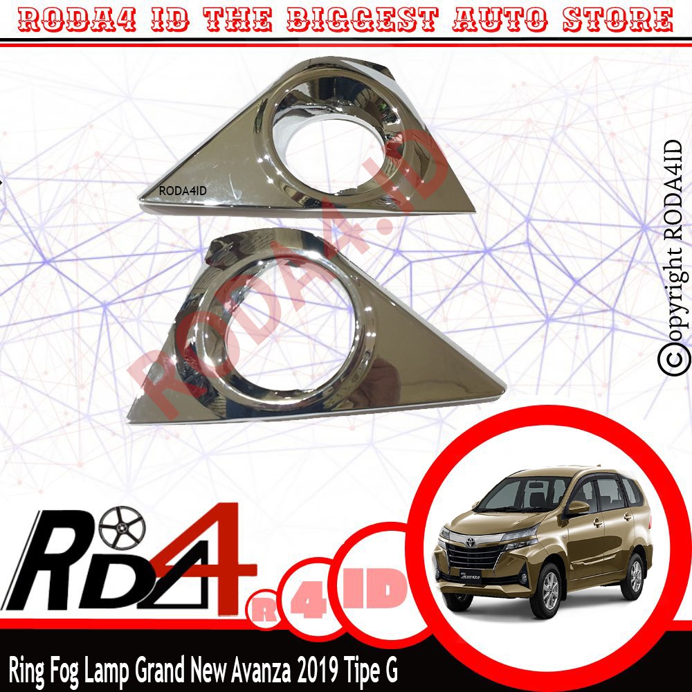 Garnish / Ring Fog Lamp Grand New Avanza 2019 Tipe G