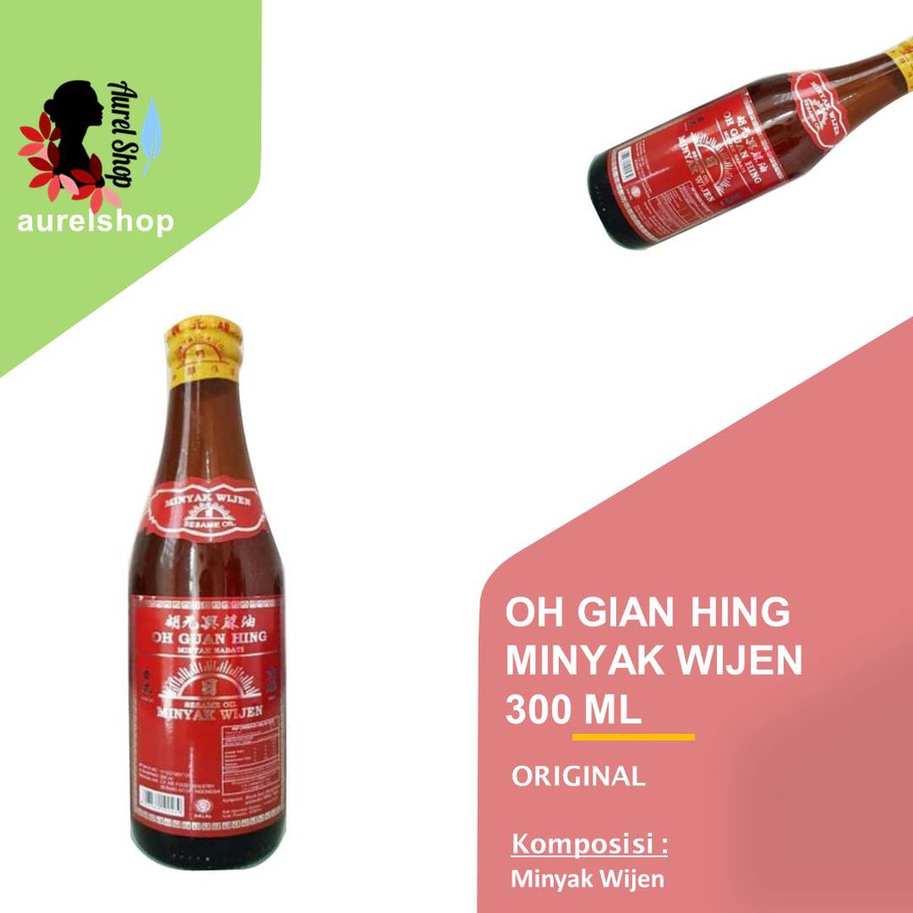 

OH GUAN HING Minyak Wijen kemasan Botol 300 ml