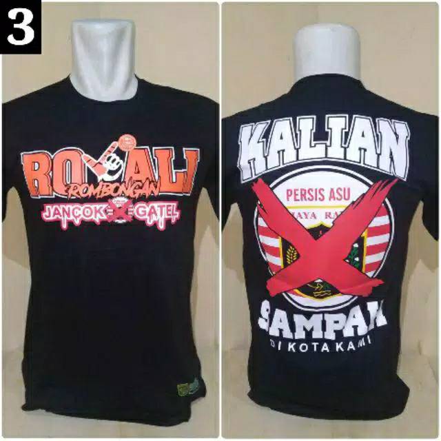 KAOS TSHIRT RASIS AREMA PERSIJA JANCOK