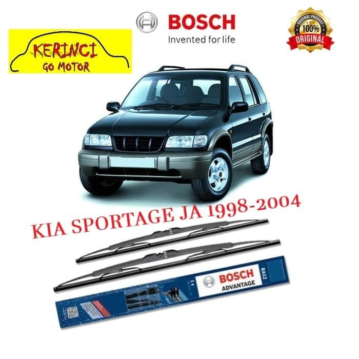 WIPER KIA SPORTAGE JA 1998-2004 BOSCH ADVANTAGE 20&quot; &amp; 20&quot; SEPASANG