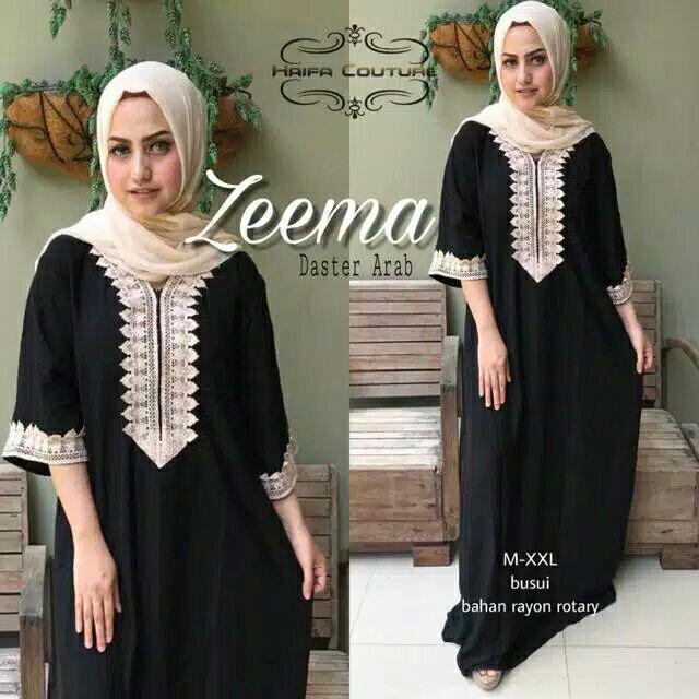 DASTER ARAB ZEEMA | RAYON SUPER GRADE A | RESLETING DEPAN BUSUI | RENDA MILO-BLACK