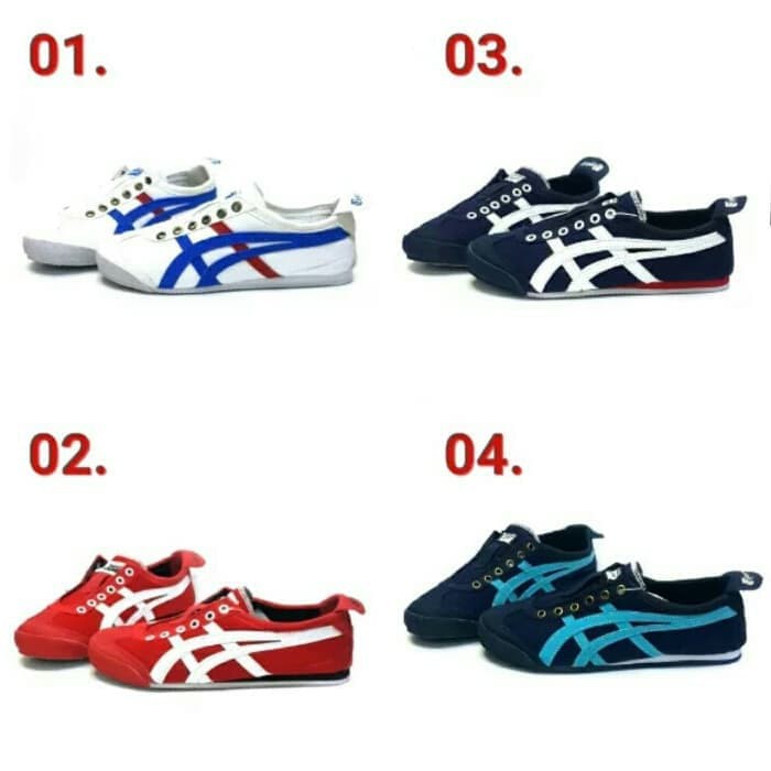 Sepatu onitsuka tiger Slip on wanita terbaru made in Vietnam