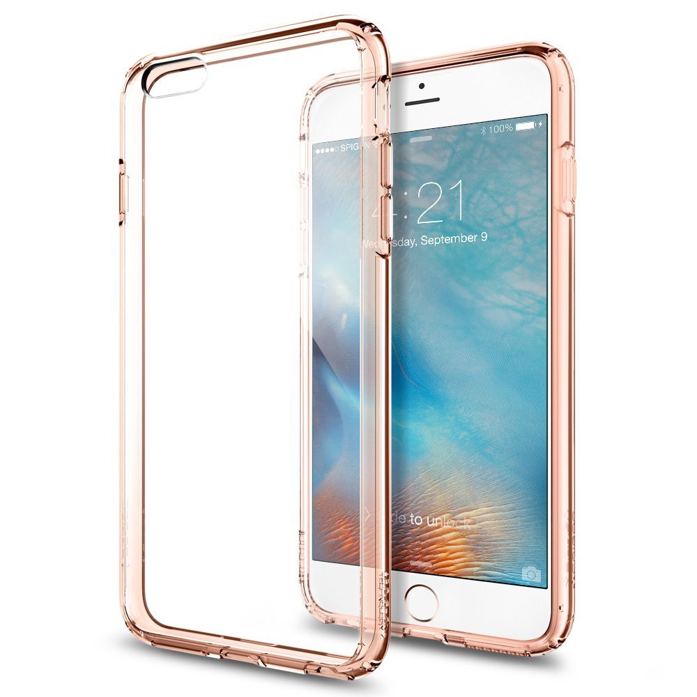 Spigen iPhone 6 Plus - 6S Plus Case Ultra Hybrid - Rose Crystal