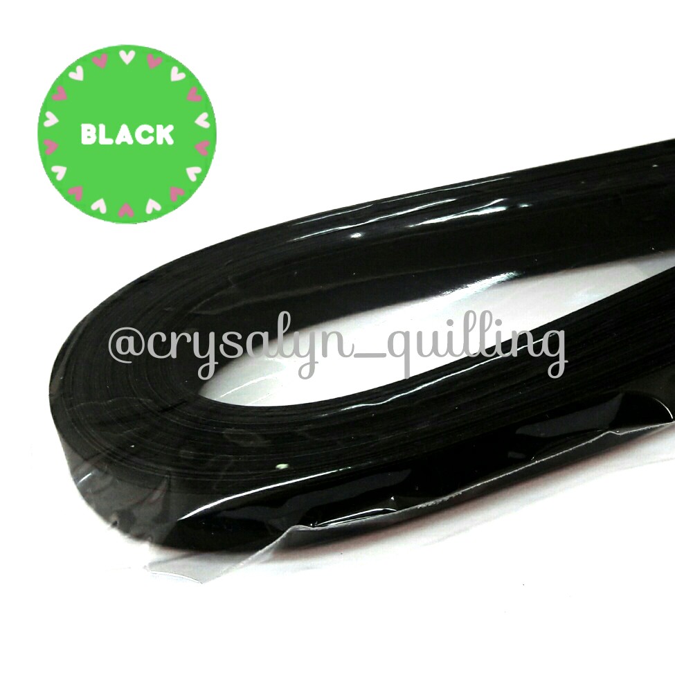 

Kertas Quilling Satuan #Black