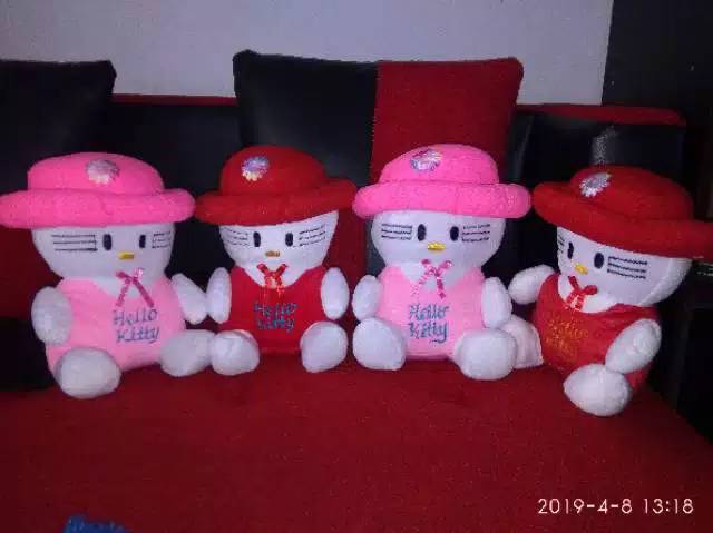 Hello kitty topi polos size:S