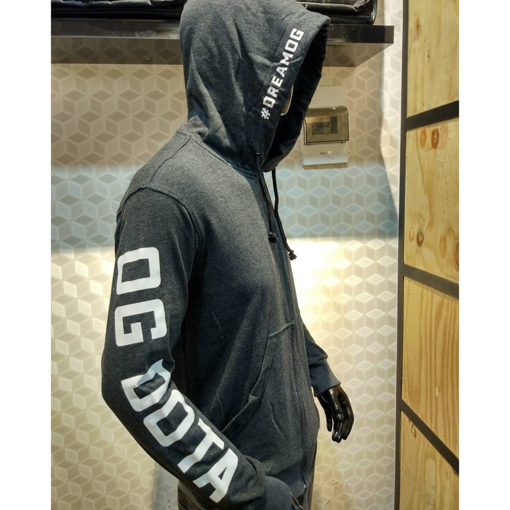 TERLARIS Jaket Hoodie OG Redbull Dark Grey - Hoodie OG Dota Jaket Keren