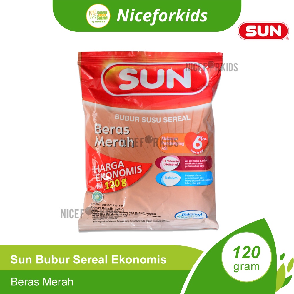 Sun Bubur Ekonomis 6+ bulan 120 gram Bubur Bayi Sachet