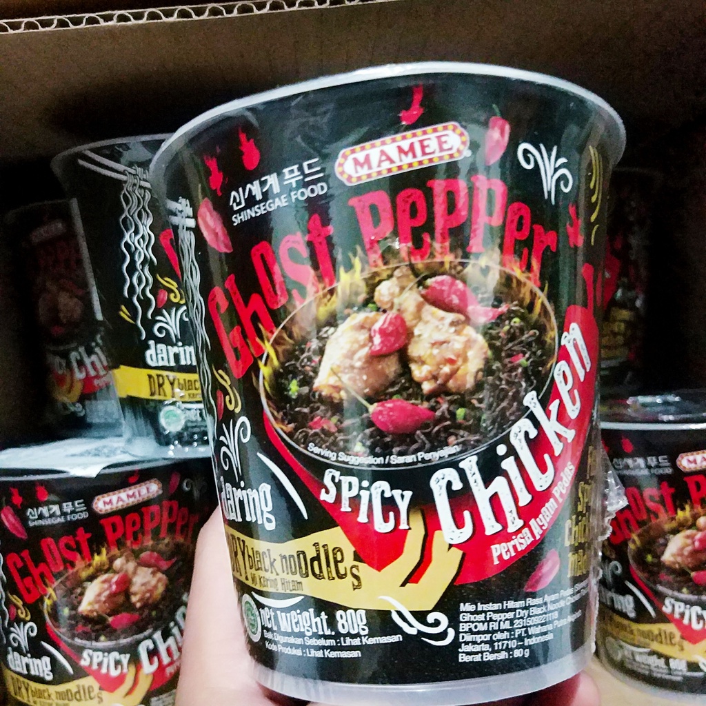 [LIMITED EDITION] MIE / MI GHOST PEPPER Noodle Mamee Daebak Spicy Chicken Noodles Paqui HALAL MUI