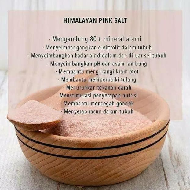 

Poa0Mm8 Natural Himalayan Salt 250 Gr, Pink Salt, Garam Himalayan