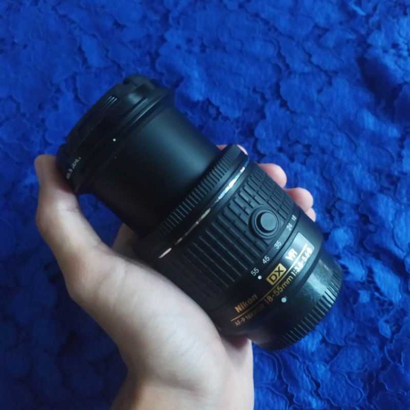 Lensa KIT NIKON 18-55mm For Kamera DSLR