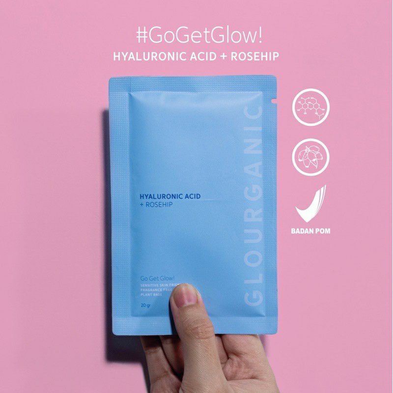 (BPOM) MASKER ORGANIC GLOURGANIC PRRMIUM FREE GIFT