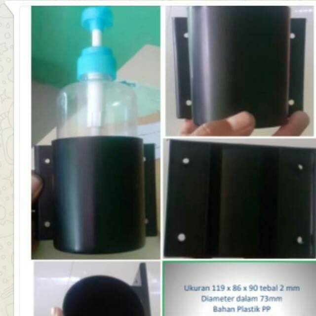 Bracket hand sanitizer