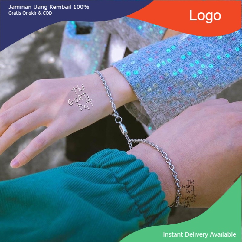 Gelang rantai magnet Couple pasangan / kado anniversarry / gelang persahabtan goodthingsgoodmood
