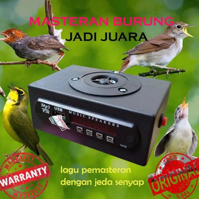 speaker mp3 masteran burung terbaru