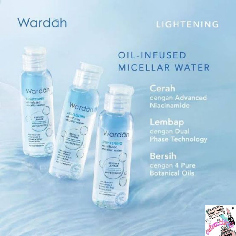 ☃️Cutezz_Ching1☃️Wardah Lightening Oil-Infused Micellar Water