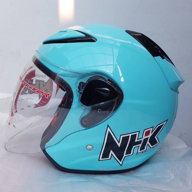 HELM NHK R6 SOLID HALF FACE LIHGT TOSCA