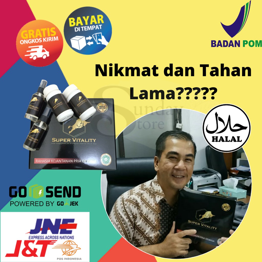Pembesar dan Pemanjang Mr.P SUPER VITALITY Original Stamina Pria Dewasa ORI