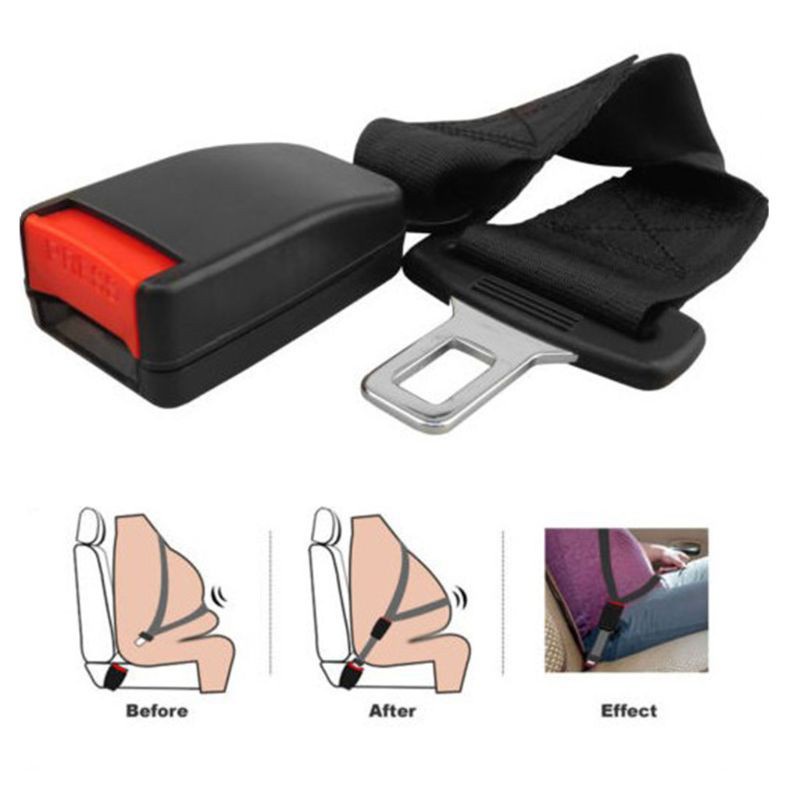CRE  3 Color 1Pc Car Seat Belt Clip Extender Safety Seatbelt Lock Buckle Plug Thick Insert Socket