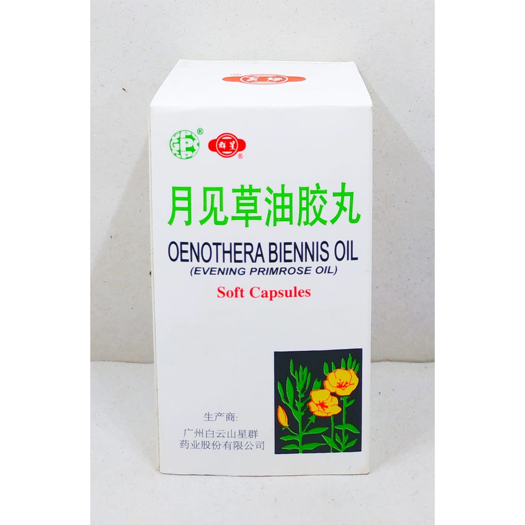 OENOTHERA BIENNIS OIL - EVENING PRIMROSE SOFT KAPSUL - obat kolesterol