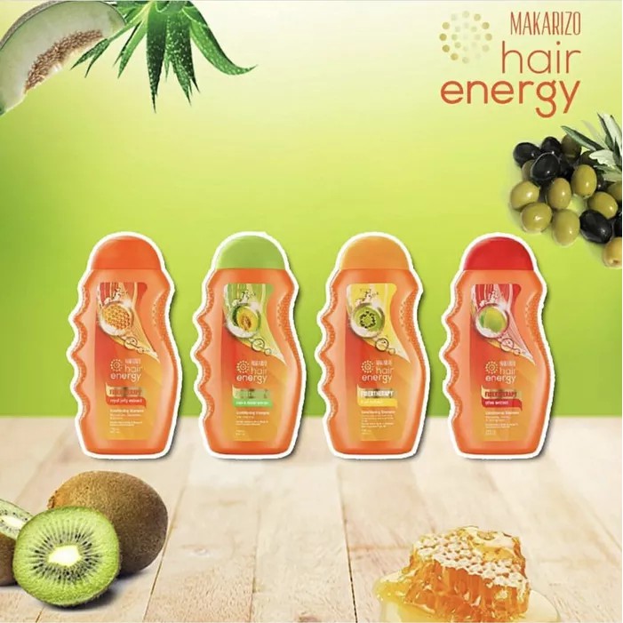 MAKARIZO HAIR ENERGY Fibertheraphy Shampoo - 170ml ❤ jselectiv ❤ Sampo MAKARIZO - ORI✔️BPOM✔️COD✔️