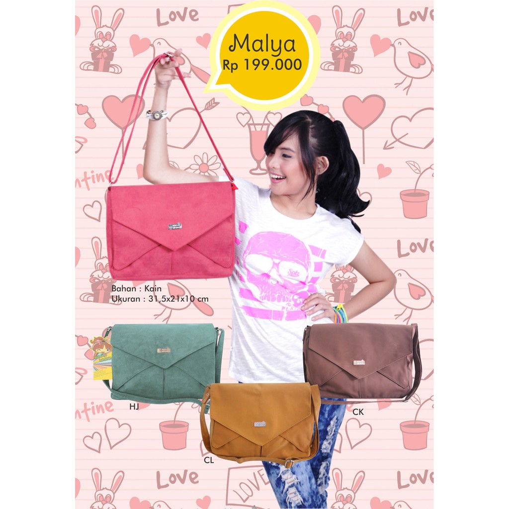 Tas Selempang Malya Rumah Warna