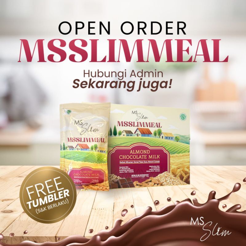 

MS GLOW Msslimmeal Ms Slim Meal 1 Box isi 15pcs | Ms Glow Jogja