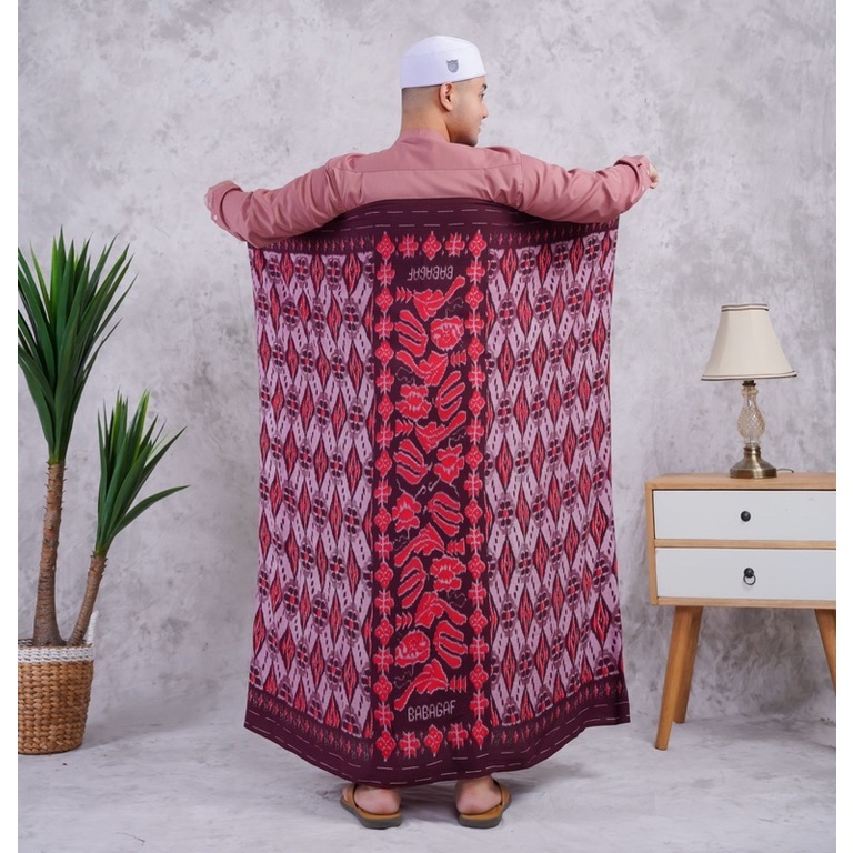 Sarung Goyor Printing Super Babagaf Motif C Sarung Rayon Pria Dewasa Fashion Muslim Sarung Santri