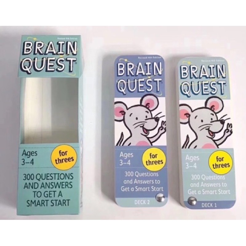 The whole set of brain quest toddler edition