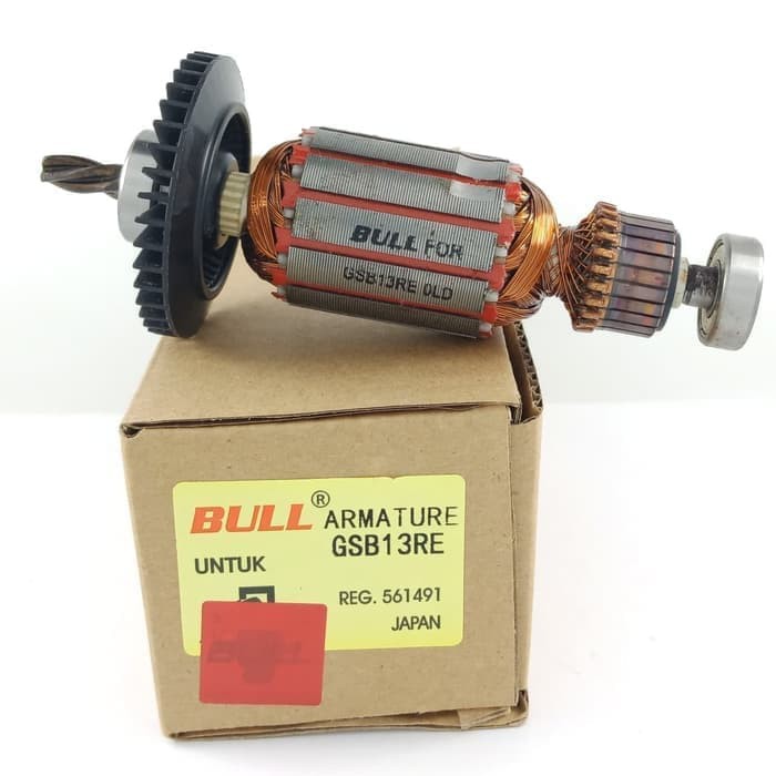 BULL ARMATURE GSB13RE ANGKER ROTOR BOR BOSCH