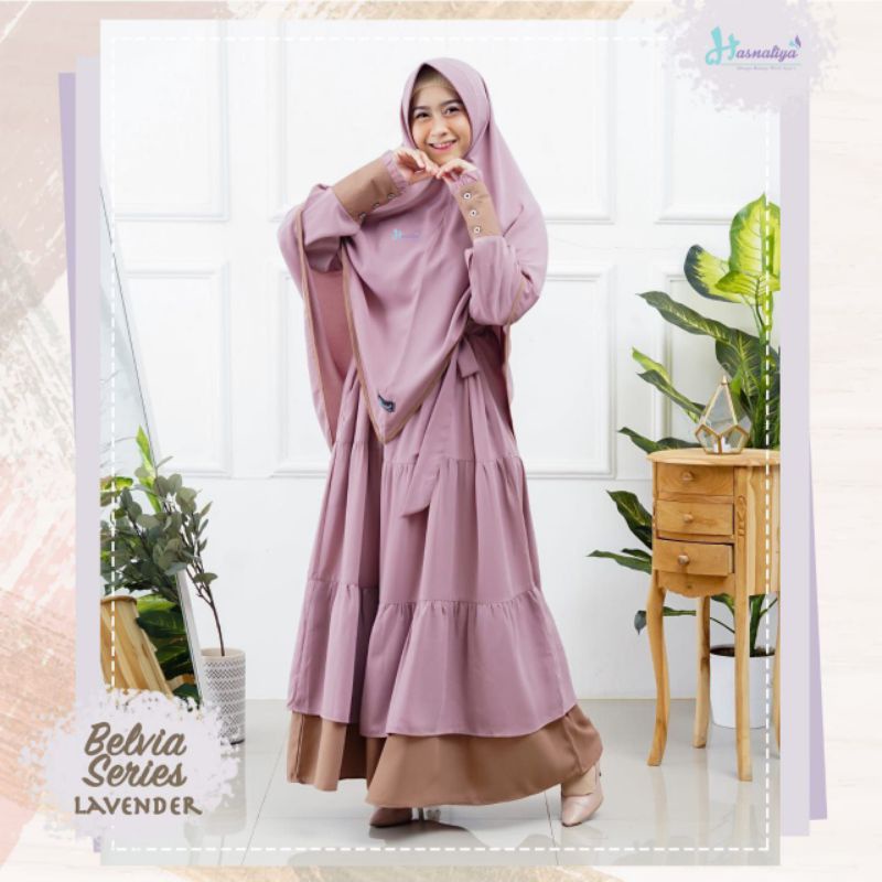 Gamis Belvia set size m by Hasnaliya