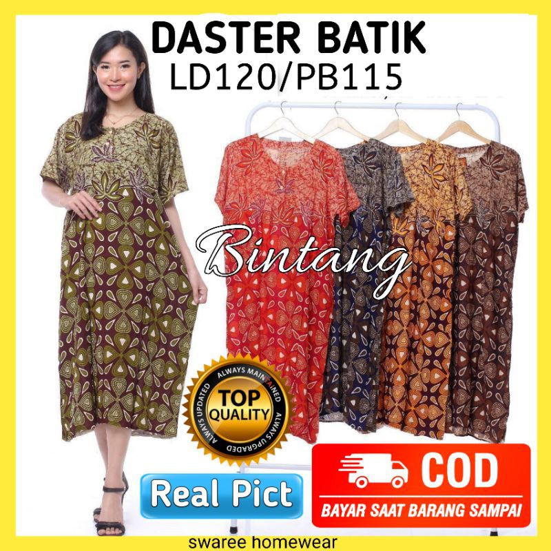 Daster Jumbo Rayon Busui Batik Pekalongan Daster Murah Baju Batik Wanita Kekinian Bisa Pilih Warna