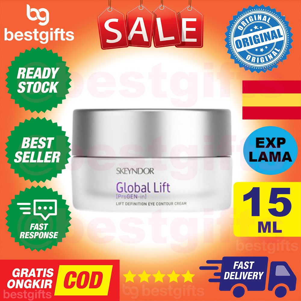 SKEYNDOR GLOBAL LIFT DEFINITION EYE CONTOUR CREAM KRIM PENGHILANG LINGKARAN HITAM KANTUNG MATA 15 ML