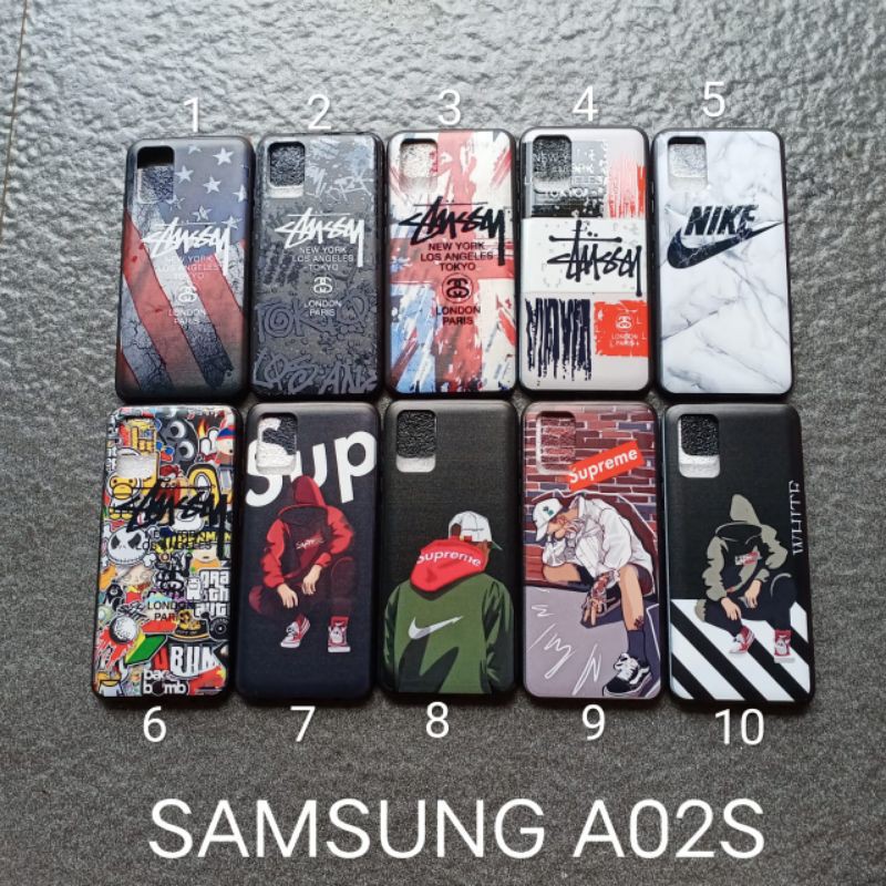 Case gambar Samsung A02S . M02S motif cowok ( 5 motif ) soft softcase softshell silikon cover casing kesing housing