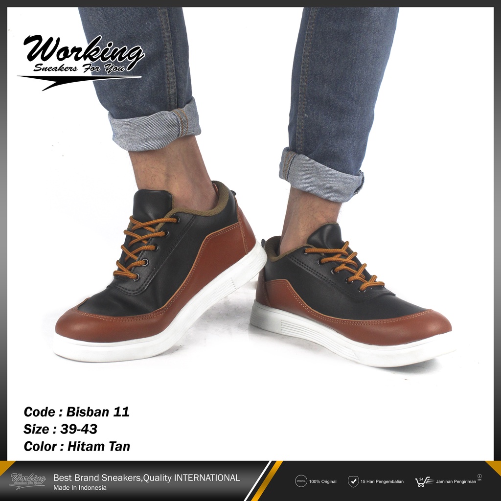 Working Sneakers For You Sepatu Kasual Bisban 11 Original