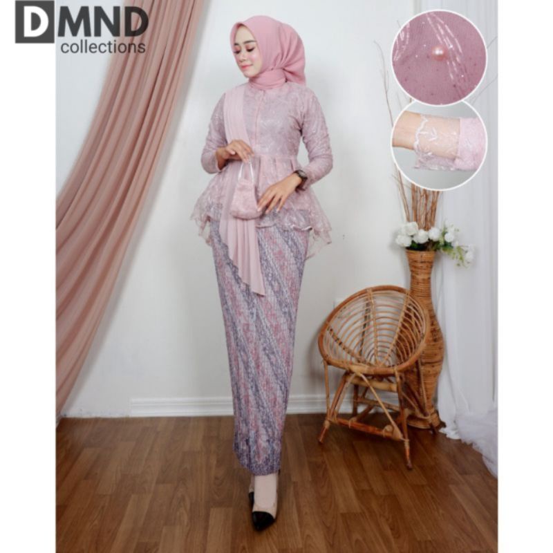 SETELAN BLUSE SELENDANG/KEBAYA MODERN/KEBAYA WISUDA/KEBAYA KONDANGAN/KEBAYA TERLARIS