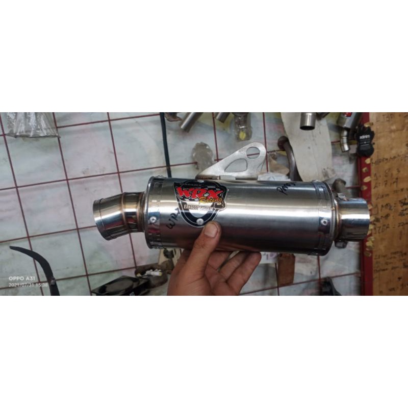 tabung knalpot bulat p20 inled 50 d50 logo wrx bukan DOS jrm CTS fantera