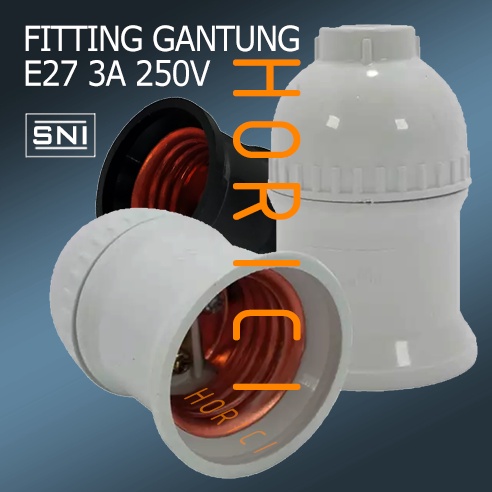 3A-5A 250V FITTING GANTUNG HITAM &amp; PUTIH Fiting - Fitting gantung Itami -Lamp Holder Itami