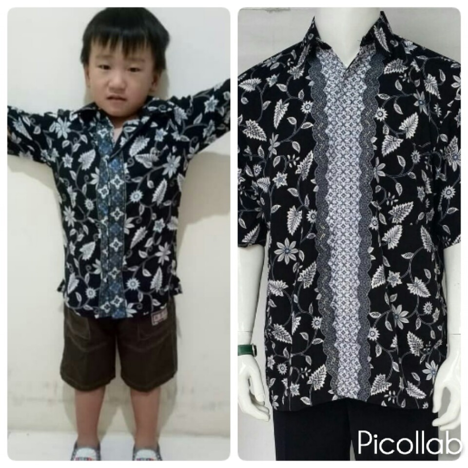 Cauple Kemeja Batik Ayah Dan Anak