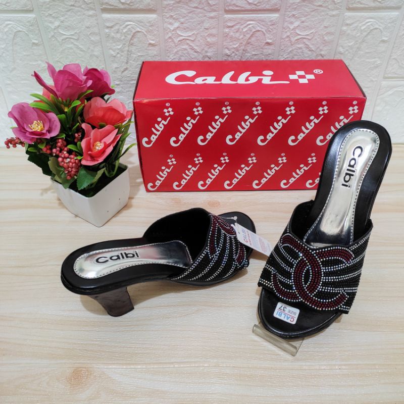 Heels Calbi | Sandal Heels Party | Tinggi Heels 7cm-Cb Channel