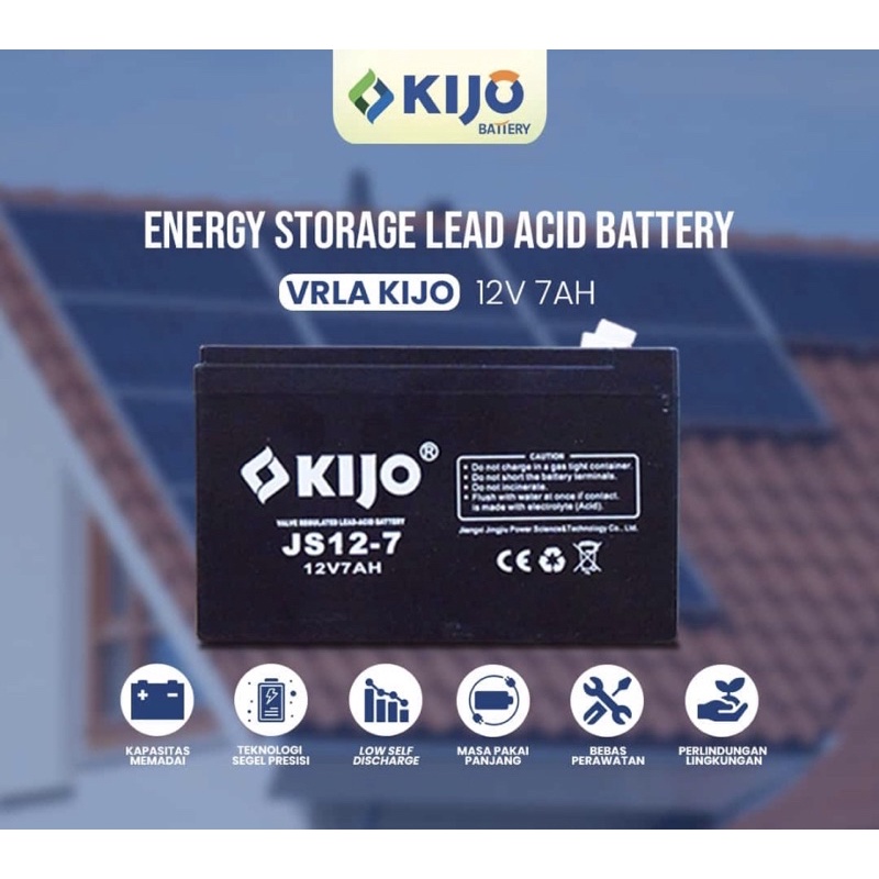 BATTERY KERING/AKI KERING VRLA MERK KIJO 12V 7AH