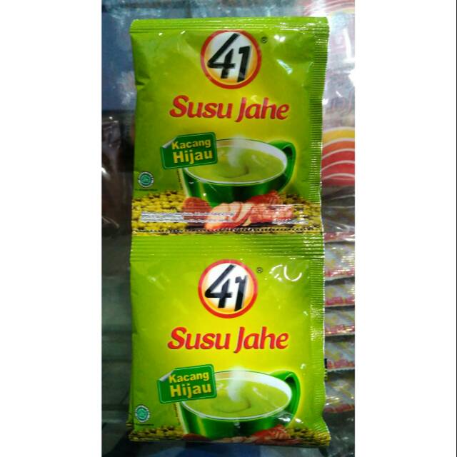 41 Susu jahe kacang hijau sachet