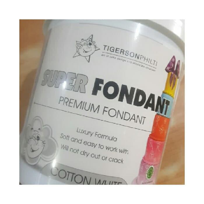 

PROMO - SUPER FONDANT TIGERSON WHITE 5KG (KHUSUS OJOL)